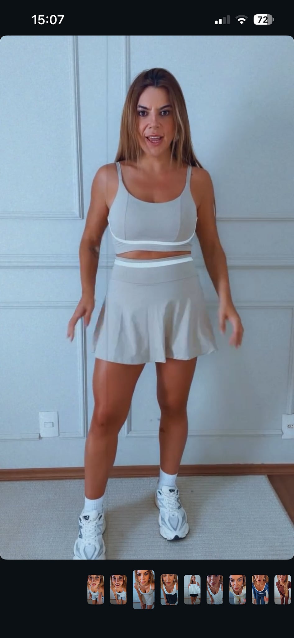 Conjunto Saia Clara